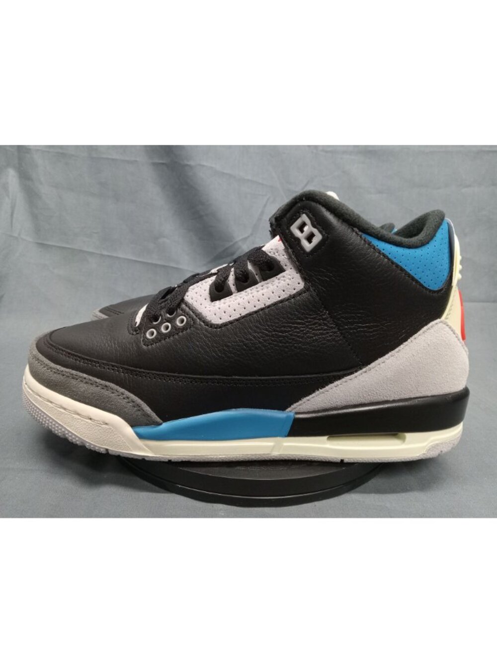 Nike Boys Air Jordan 3 Retro OG (GS) Sneakers Black Size 4 NEW NO BOX! - Picture 5 of 11